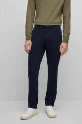 BOSS Stoffhose Kaito Dunkelblau/Blau