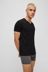 HUGO T-Shirt HUGO-V Schwarz