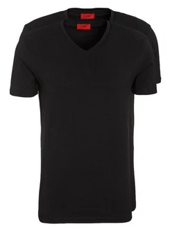 HUGO T-Shirt HUGO-V Schwarz