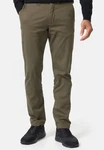 Indicode Chinohose INWasling Khaki/Dunkelgrün