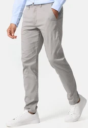Indicode Chinohose INWasling Grau/Hellgrau/Khaki