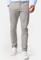 Indicode Chinohose INWasling Grau/Hellgrau/Khaki