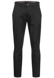 Indicode Chinohose INWasling Schwarz/Dunkelgrau