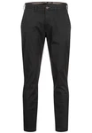 Indicode Chinohose INWasling Schwarz/Dunkelgrau