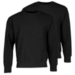 Fruit of the Loom Sweatshirt Classic Set-In Sweat Schwarz/Dunkelgrau Fruit of the Loom Sweatshirt Classic Set-In Sweat Schwarz/Dunkelgrau