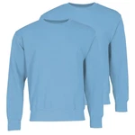 Fruit of the Loom Sweatshirt Classic Set-In Sweat Blau/Hellblau