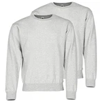 Fruit of the Loom Sweatshirt Classic Set-In Sweat Grau/Hellgrau