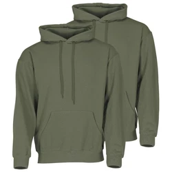 Fruit of the Loom Kapuzensweatshirt Classic Dunkelgrün/Grün