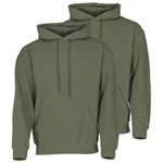 Fruit of the Loom Kapuzensweatshirt Classic Dunkelgrün/Grün