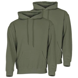 Fruit of the Loom Kapuzensweatshirt Classic Dunkelgrün/Grün