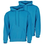 Fruit of the Loom Kapuzensweatshirt Classic Blau/Türkis/Hellblau