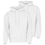 Fruit of the Loom Kapuzensweatshirt Classic Grau/Weiß/Creme