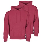 Fruit of the Loom Kapuzensweatshirt Classic Rot/Dunkelrot/Rosa