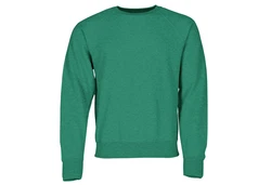 Fruit of the Loom Sweatshirt Classic Raglan Sweat Grün/Dunkelgrün/Türkis