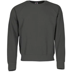 Fruit of the Loom Sweatshirt Classic Raglan Sweat Dunkelgrau/Hellgrau/Grau/Dunkelgrün/Khaki