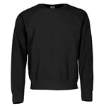 Fruit of the Loom Sweatshirt Classic Raglan Sweat Schwarz/Dunkelgrau
