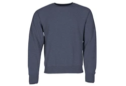 Fruit of the Loom Sweatshirt Classic Raglan Sweat Dunkelblau/Grau/Blau