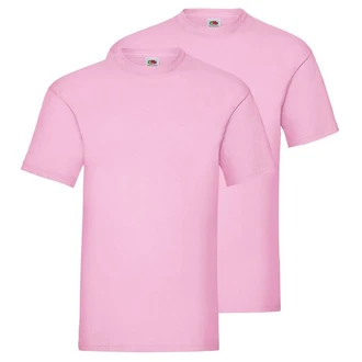 Fruit of the Loom Rundhalsshirt Valueweight T-Shirt Rosa