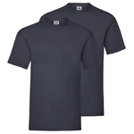Fruit of the Loom Rundhalsshirt Valueweight T-Shirt Dunkelblau