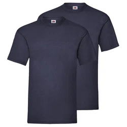 Fruit of the Loom Rundhalsshirt Valueweight T-Shirt Dunkelblau