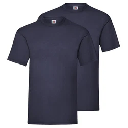 Fruit of the Loom Rundhalsshirt Valueweight T-Shirt Dunkelblau