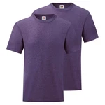 Fruit of the Loom Rundhalsshirt Valueweight T-Shirt Lila/Fliederfarben