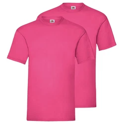 Fruit of the Loom Rundhalsshirt Valueweight T-Shirt Rosa
