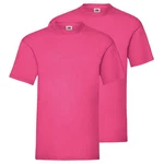 Fruit of the Loom Rundhalsshirt Valueweight T-Shirt Rosa