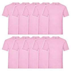 Fruit of the Loom Rundhalsshirt Valueweight T-Shirt Rosa