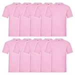 Fruit of the Loom Rundhalsshirt Valueweight T-Shirt Rosa