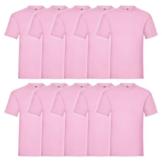 Fruit of the Loom Rundhalsshirt Valueweight T-Shirt Rosa