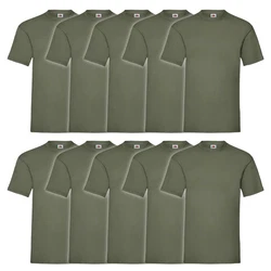 Fruit of the Loom Rundhalsshirt Valueweight T-Shirt Dunkelgrün