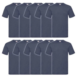 Fruit of the Loom Rundhalsshirt Valueweight T-Shirt Dunkelblau/Blau Fruit of the Loom Rundhalsshirt Valueweight T-Shirt Dunkelblau/Blau