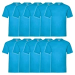 Fruit of the Loom Rundhalsshirt Valueweight T-Shirt Türkis/Hellblau/Blau