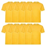 Fruit of the Loom Rundhalsshirt Valueweight T-Shirt Gelb