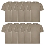 Fruit of the Loom Rundhalsshirt Valueweight T-Shirt Khaki/Grau/Braun