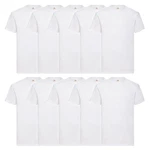 Fruit of the Loom Rundhalsshirt Valueweight T-Shirt Weiß Fruit of the Loom Rundhalsshirt Valueweight T-Shirt Weiß