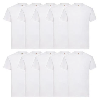 Fruit of the Loom Rundhalsshirt Valueweight T-Shirt Weiß