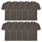 Fruit of the Loom Rundhalsshirt Valueweight T-Shirt Khaki/Grau/Braun/Dunkelgrün
