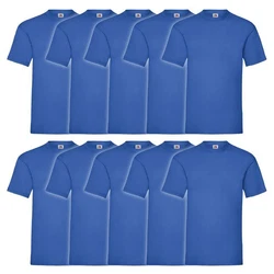 Fruit of the Loom Rundhalsshirt Valueweight T-Shirt Blau/Dunkelblau/Hellblau
