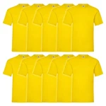 Fruit of the Loom Rundhalsshirt Valueweight T-Shirt Gelb