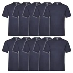 Fruit of the Loom Rundhalsshirt Valueweight T-Shirt Dunkelblau/Blau