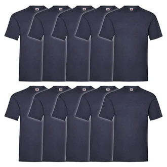 Fruit of the Loom Rundhalsshirt Valueweight T-Shirt Dunkelblau/Blau Fruit of the Loom Rundhalsshirt Valueweight T-Shirt Dunkelblau/Blau