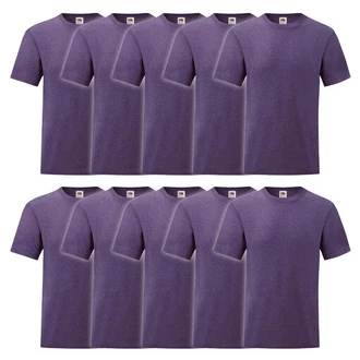 Fruit of the Loom Rundhalsshirt Valueweight T-Shirt Lila/Dunkelblau Fruit of the Loom Rundhalsshirt Valueweight T-Shirt Lila/Dunkelblau