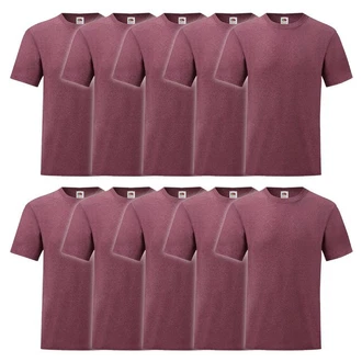 Fruit of the Loom Rundhalsshirt Valueweight T-Shirt Bordeaux/Dunkelrot/Lila/Rosa/Rot Fruit of the Loom Rundhalsshirt Valueweight T-Shirt Bordeaux/Dunkelrot/Lila/Rosa/Rot
