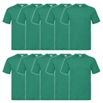 Fruit of the Loom Rundhalsshirt Valueweight T-Shirt Grün/Türkis/Dunkelgrün Fruit of the Loom Rundhalsshirt Valueweight T-Shirt Grün/Türkis/Dunkelgrün