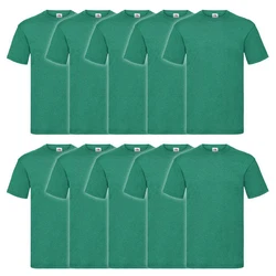Fruit of the Loom Rundhalsshirt Valueweight T-Shirt Grün/Türkis/Dunkelgrün