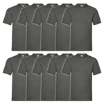 Fruit of the Loom Rundhalsshirt Valueweight T-Shirt Dunkelgrau/Dunkelgrün/Grau/Hellgrau/Khaki