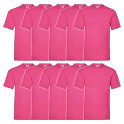 Fruit of the Loom Rundhalsshirt Valueweight T-Shirt Rosa