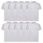 Fruit of the Loom Rundhalsshirt Valueweight T-Shirt Grau/Weiß/Hellgrau